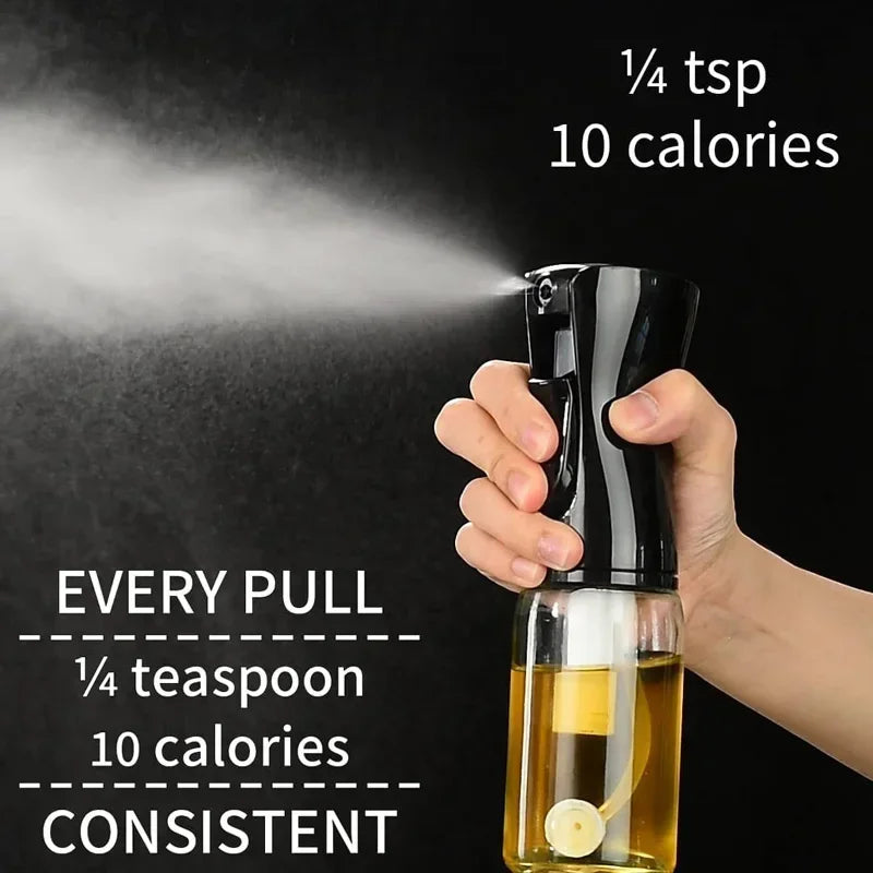 200/300/500 ML Oil Spray Pot Kitchen Household Edible Olive Oil Spray Bottle Atomized Misty Oil Tank Air Fryer Spray Bottle