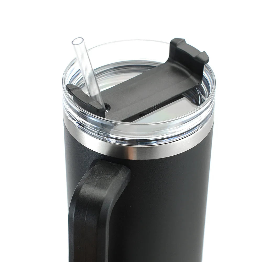 6pack US Warehouse 40oz  Stainless Steel  Double Wall Keep Cold For A Long Time With Handle  Wholesale Bluk Tumbler