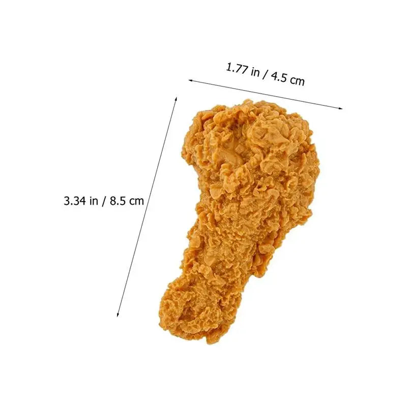 6Pcs Fake Fried Chicken Legs Home Ornaments Simulation Drumstick Decors For Kitchen Home Chicken Drumstick Kitchen Decor