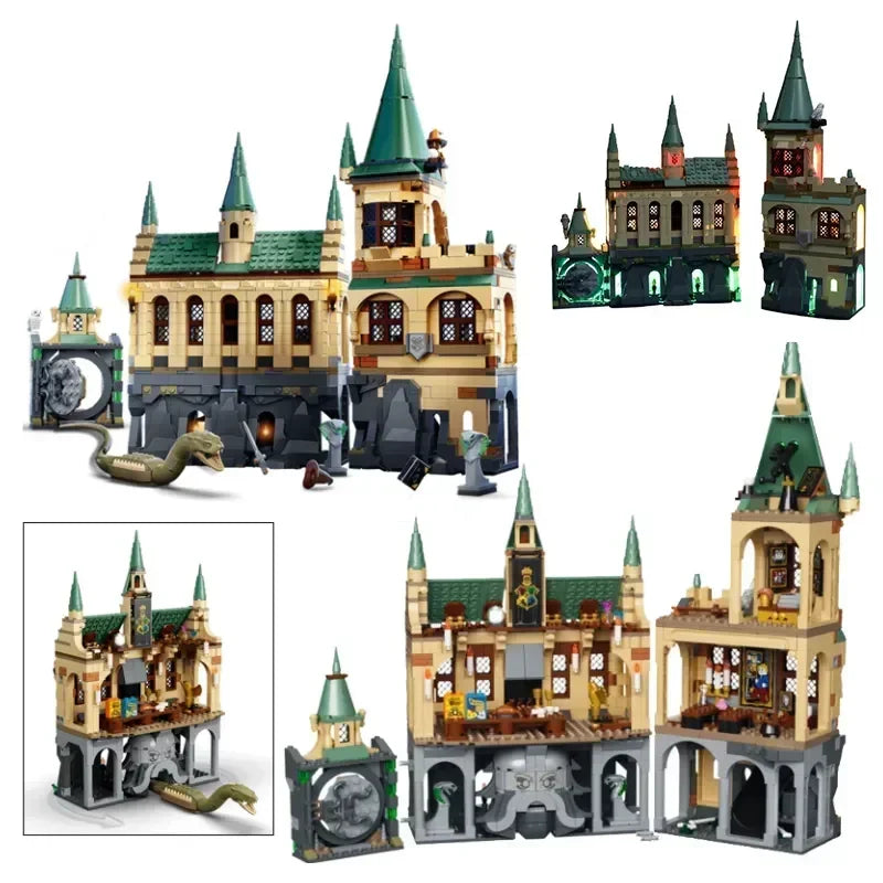 In Stock FamousMovie 76389 Chamber of Secrets Building Model Building Blocks Children's Educational Toys Christmas Birthday Gift