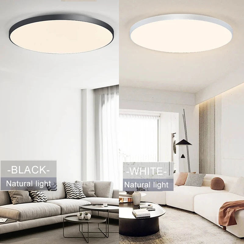 MARPOU Led Ceiling Lamp 36W 50W Smart Modern Ceiling Lamps with Remote Control Dimmable 220V for Living room Bathroom Kitchen