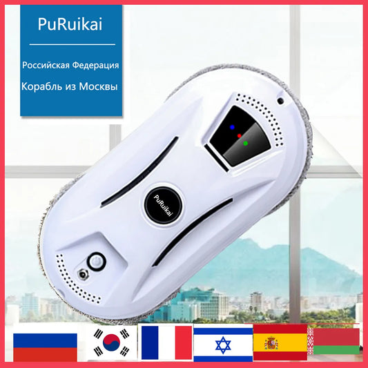 PuRuiKai Robot nettoyeur de vitres électrique à haute aspiration Robot Anti-chute télécommande Robot aspirateur