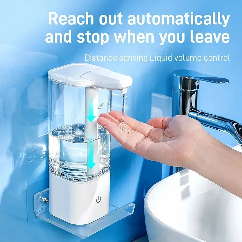 Machine automatique de désinfectant pour les mains à capteur, savon à vaisselle, lavage du corps, shampoing, détection de Distance intelligente, distributeur de cuisine et de toilettes à domicile