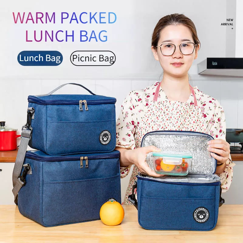 Sac à déjeuner Portable, boîte thermique pour aliments, Durable, étanche, glacière de bureau, boîte à déjeuner avec bandoulière, sac de pique-nique pour couples unisexe