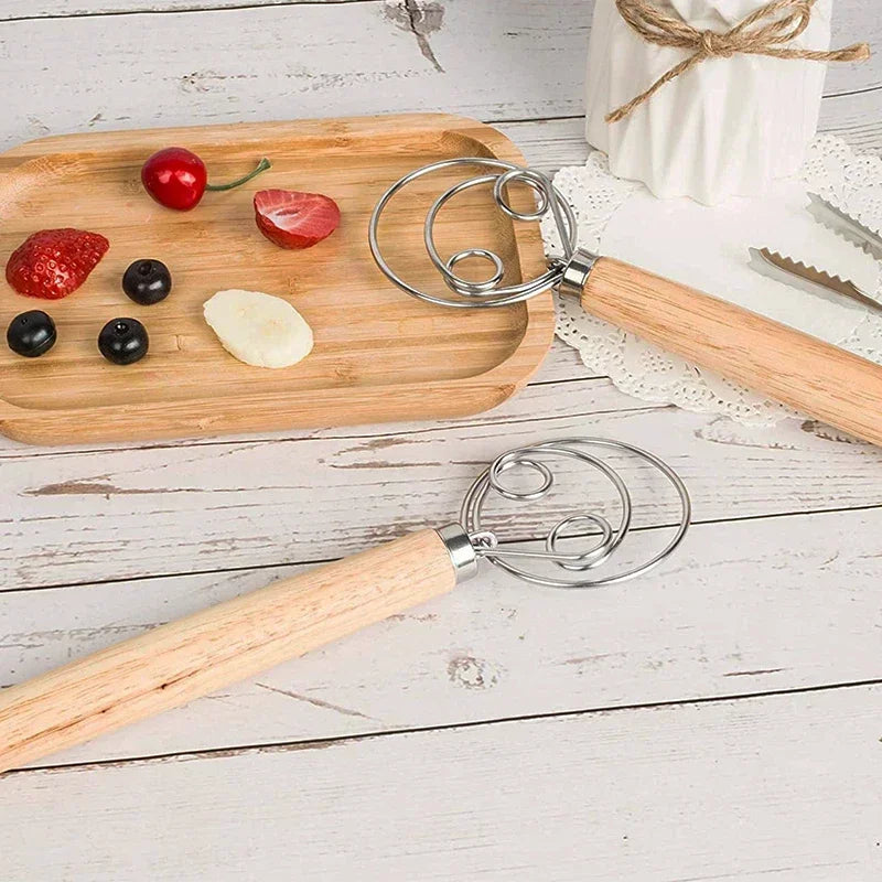 Mezclador de masa danés, accesorios de cocina, mezclador de masa de pastelería de acero inoxidable, batidor, accesorios y herramientas para hornear, artículo