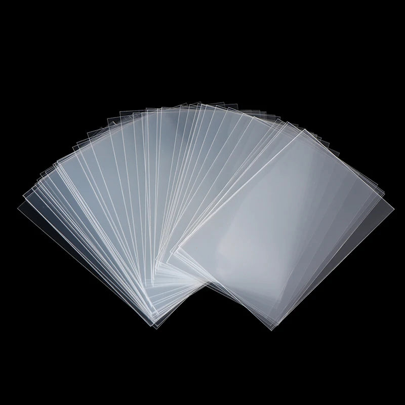 Film de Protection pour cartes, 50 pièces, porte-carte Transparent, classeur d'album CPP adapté au stockage d'appareil photo, Protection d'album