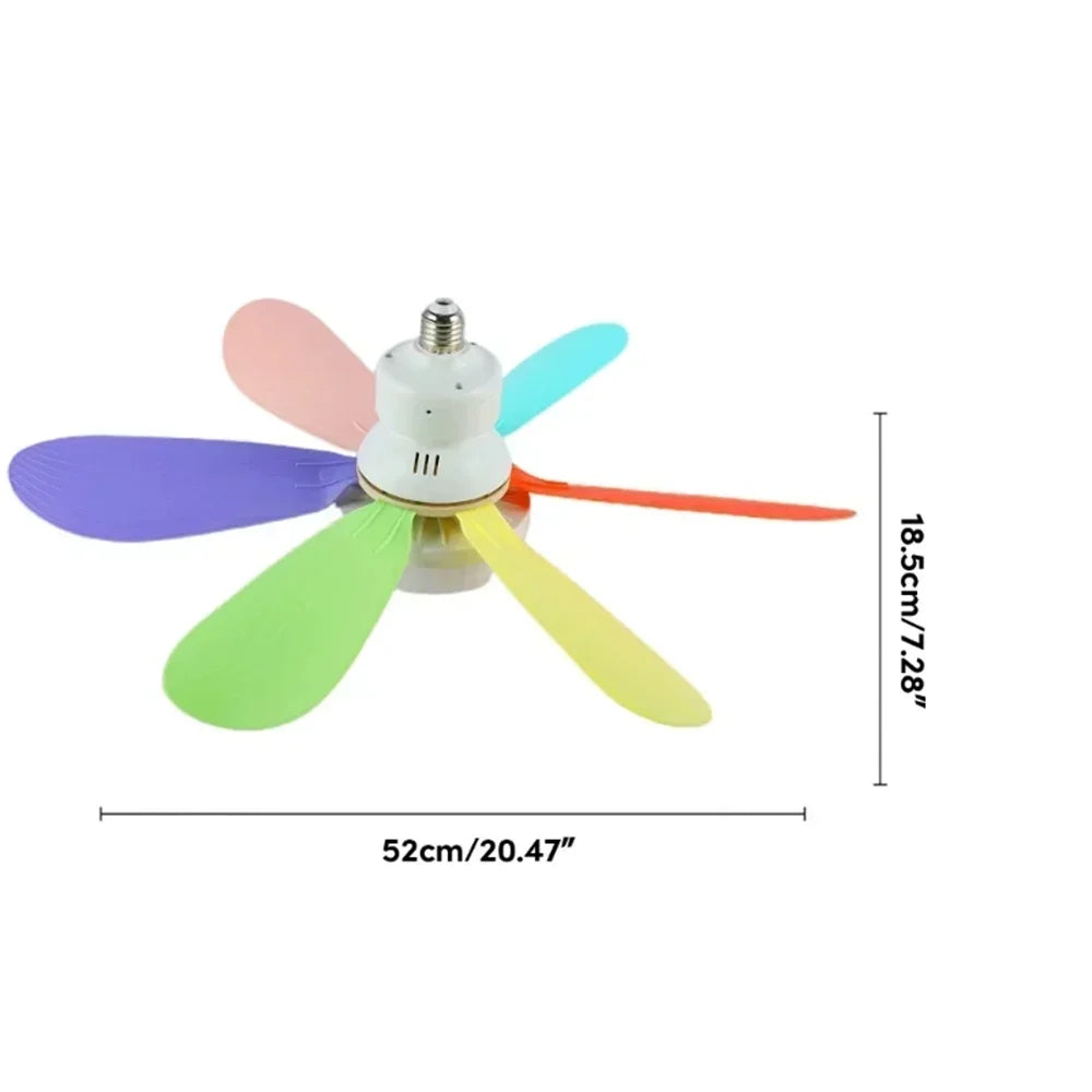 Ceiling Fan 40W/30W LED Fan lamp Remote Control AC85V-265V E27 Ceiling Fan with Memory Function for Offices Bedroom Kitchen