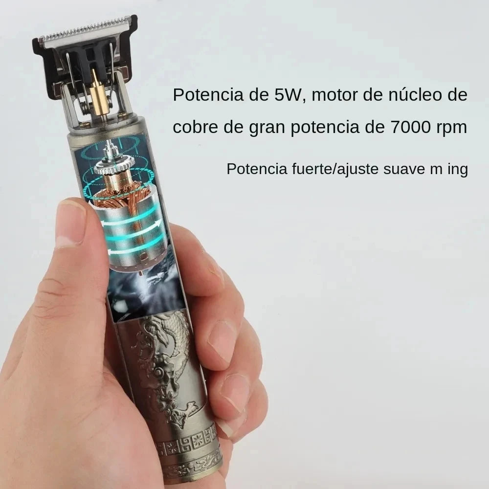 Cortadora de pelo inalámbrica para hombres, máquina cortadora de pelo con USB, profesional, para peluquero, novedad de 2024