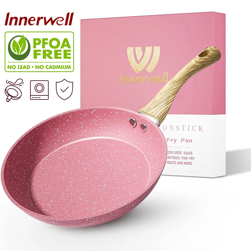 Sartén Wok antiadherente de 28/24/20cm, sartén, caldero, cocina de inducción, sartén para panqueques, sartén para huevos, estufa de Gas para cocina y hogar