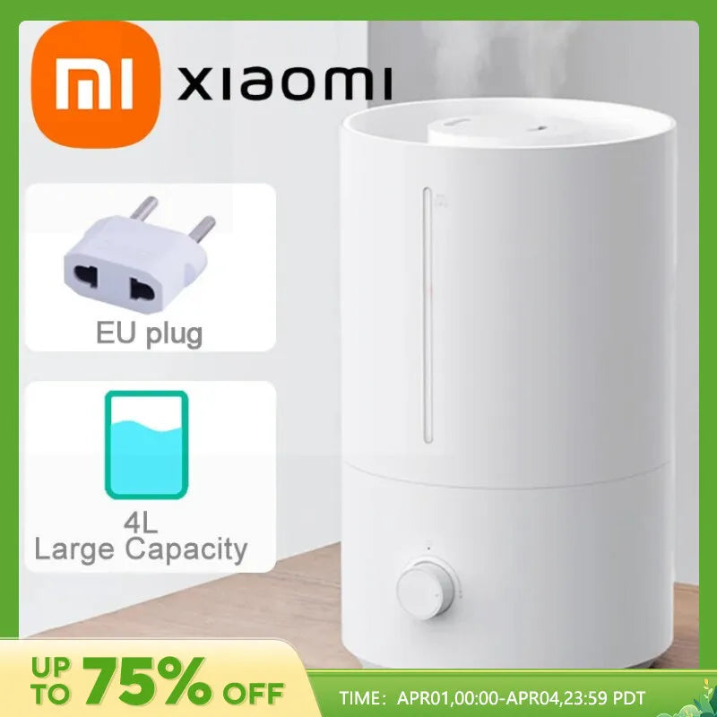 Xiaomi Mijia humidificateur 2 300 ml/h Humidification 4L grande capacité brumisateur ajouter de l'eau bureau à domicile contrôle de l'humidité faible son