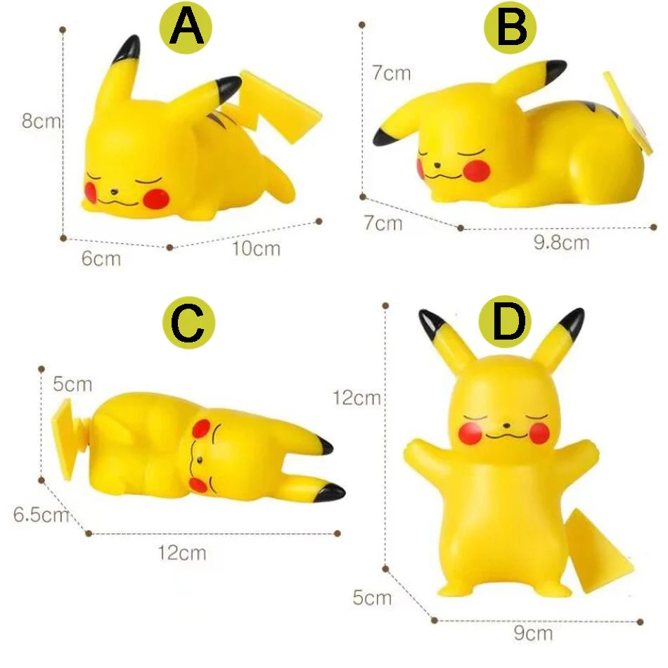 Luz nocturna de Pokemon Pikachu, luz suave de Anime, luz LED para dormitorio, mesita de noche, decoración de habitación, juguete para regalo de Navidad para niños