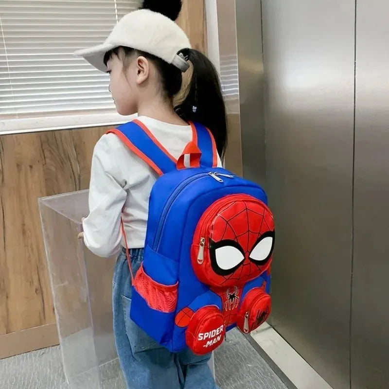 Spiderman sacs à dos Super héros étudiant sac d'école dessin animé 3d stéréo maternelle sac à dos sac de voyage pour enfants cadeau