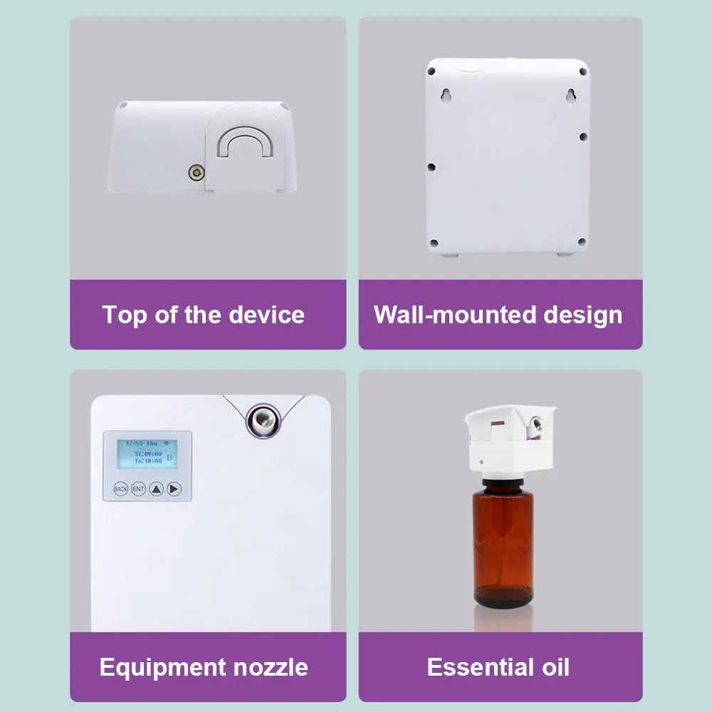 Difusor de Aroma para ambientadores domésticos, pulverizador, aromaterapia, dispositivo aromático para Hotel, máquina de fragancia para habitación inteligente, Control por aplicación