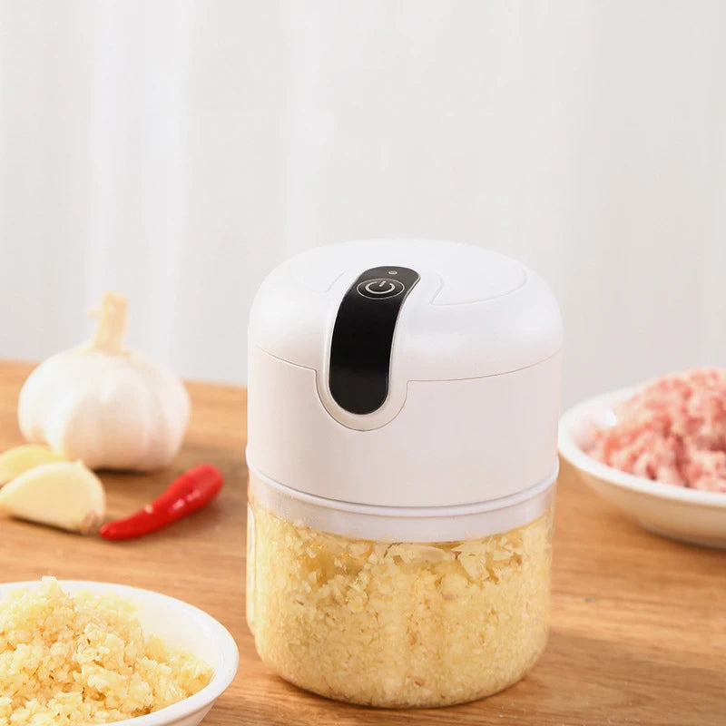 Mini Electric Mixers Kitchen Food Processor Garlic Chopper Vegetable Chili Chopper USB Home Masher Machine Kitchen Gadgets