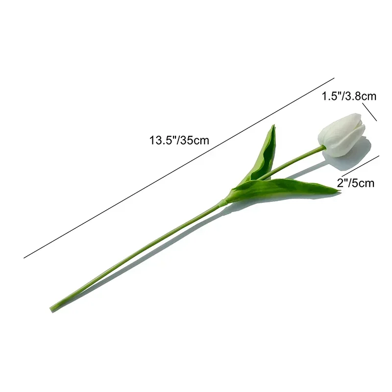 Bouquet de tulipes artificielles, 5/10 pièces, fausses fleurs en mousse PE, toucher réel, pour décoration de mariage, fleurs pour décoration de jardin de maison