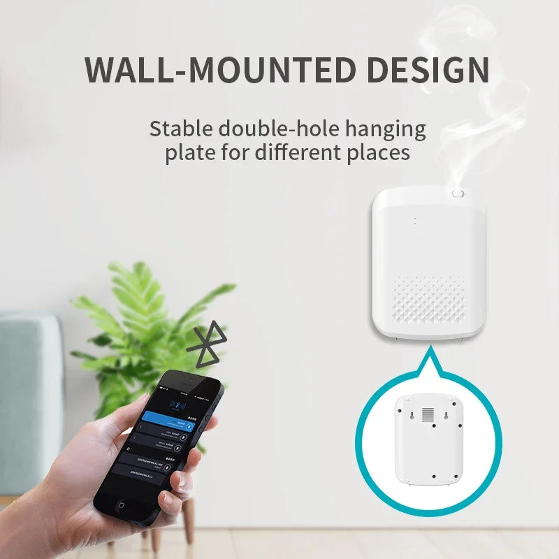 Covering 1000m³  Bluetooth Control Smart Home Essential Oil Diffuser Fragrance Aromatherapy Machine Used in Multiple Places