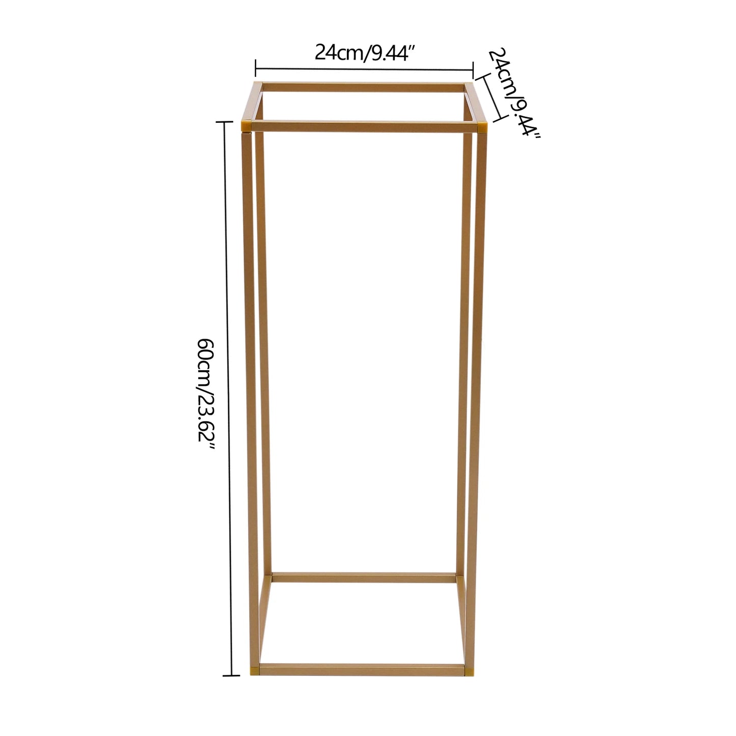 Support de fleurs en métal, 10 pièces, pour centres de Table de mariage, 23.62 pouces de haut, décoration pour vacances, fête d'anniversaire, Banquet