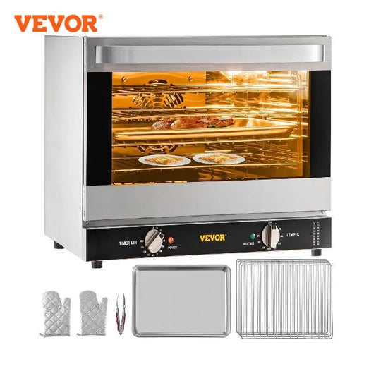 VEVOR 21L 47L 66L four électrique Commercial multifonction comptoir 3/4 couches Machine de cuisson maison grille-pain Pizza four à Convection