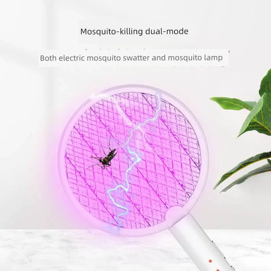 [Automatic Mosquito Killer] Electric Mosquito Swatter Mosquito Killing Lamp Two-in-One Charging Household Mini Portable Swatter Extinguishing