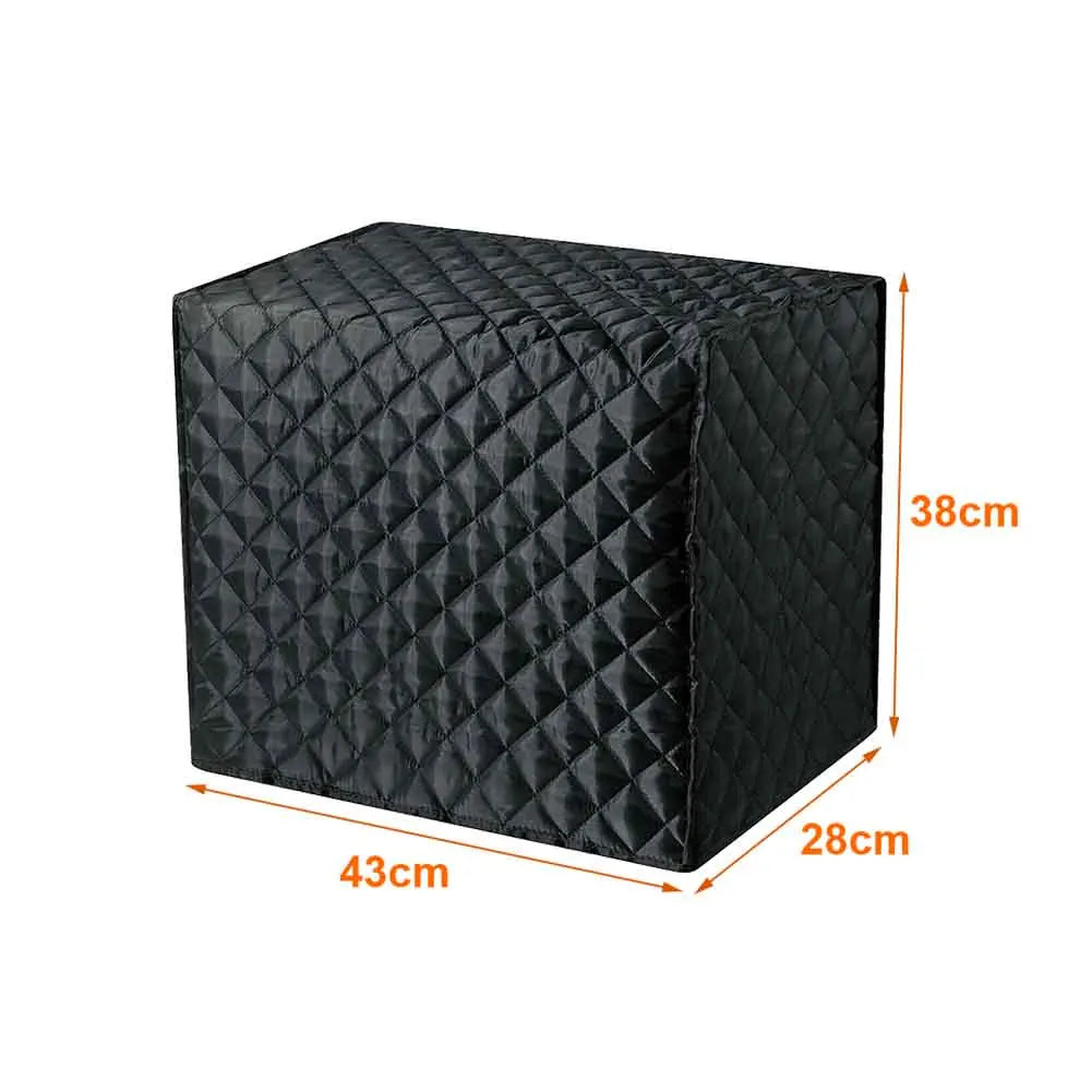 Housse de protection noire pour Machine à pain, appareil de cuisine, anti-poussière, étui de protection pour grille-pain électrique domestique, organisateur de rangement à domicile