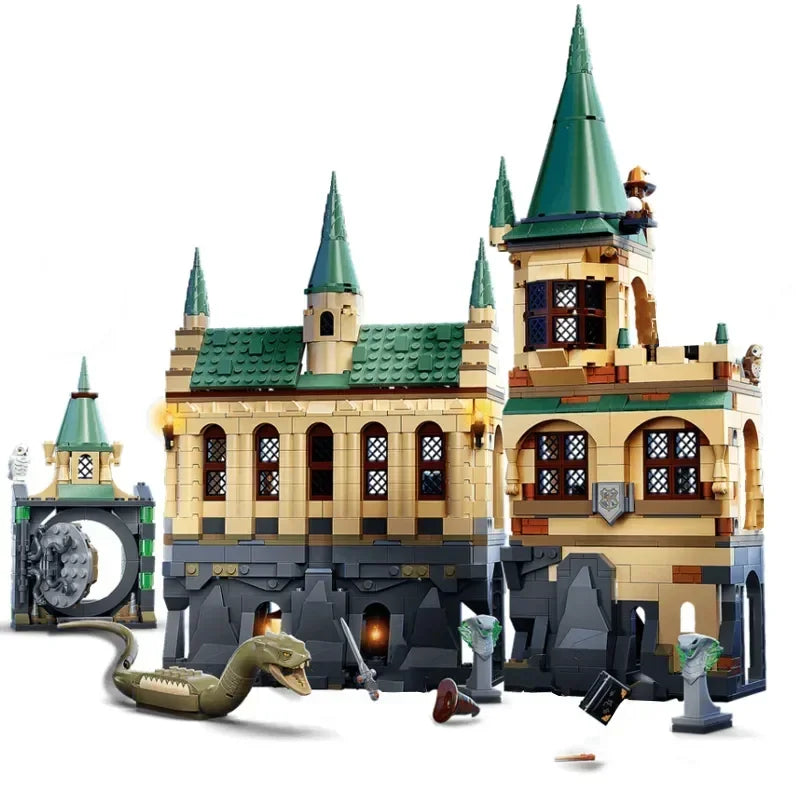 In Stock FamousMovie 76389 Chamber of Secrets Building Model Building Blocks Children's Educational Toys Christmas Birthday Gift