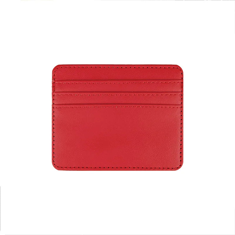 1 tarjetero de cuero Pu para tarjetas de identificación, caja para tarjetas de crédito bancarias de Color caramelo, tarjetero delgado con múltiples ranuras, billetera para mujeres y hombres, funda para tarjetas de visita