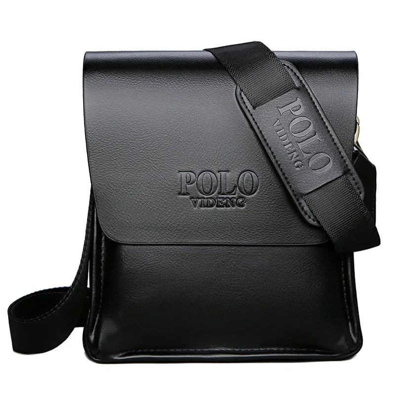 Bolso de hombro individual para negocios de ocio, bolso vertical Polo, bolso de hombro inclinado de tendencia para hombre