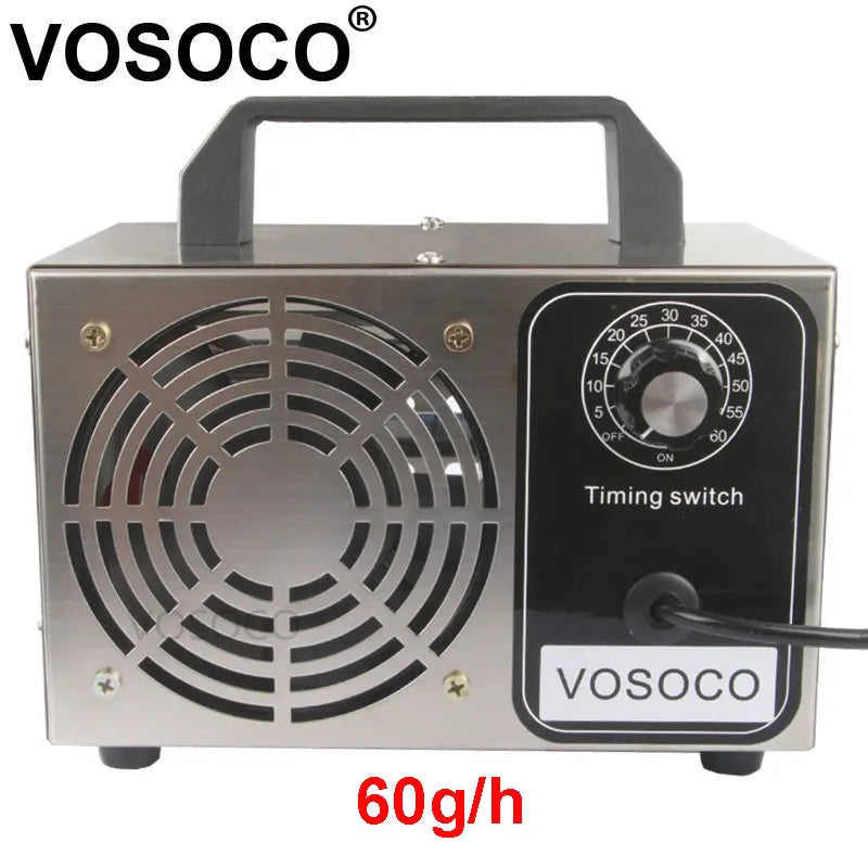 60g/h Ozone generator Timing machine Remove odor Formaldehyde removal air purifier Ozone machine Deodorize air cleaner 220/110V