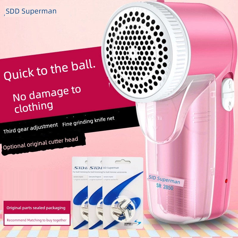 Superman Fur Ball Trimmer Sr2850 Shaving Machine Sweater Hair Remover Lint Remover Rechargeable Electric Shaver Bag