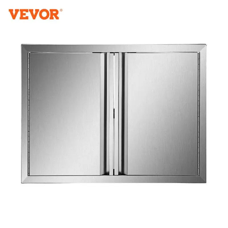 VEVOR, puerta de acceso para gabinete de barbacoa de acero inoxidable con manija empotrada para cocina interior/exterior, isla para barbacoa, fregadero de cocina, chimenea