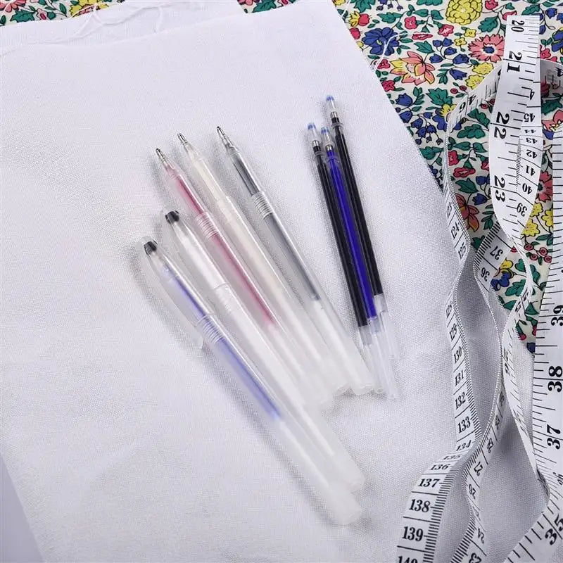 10/20Pcs/Set Heat Erasable Magic Marker Pen Temperature Disappearing Fabric Pens Line Marking DIY Craft Sewing Accessories