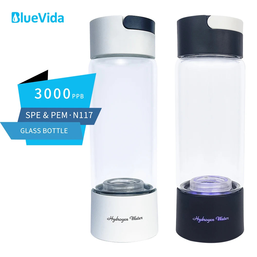 BlueVida SPE&amp;PEM Générateur d'eau à haute concentration d'hydrogène avec 2 modes de travail et mode autonettoyant et peut absorber l'hydrogène