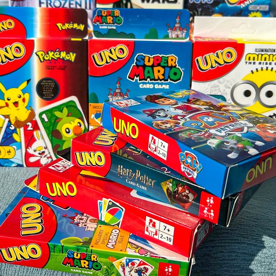 UNO FLIP ! Jeu de société Pokemon, dessin animé Pikachu, motif de figurines, divertissement familial amusant, jeux de cartes uno, cadeaux de noël