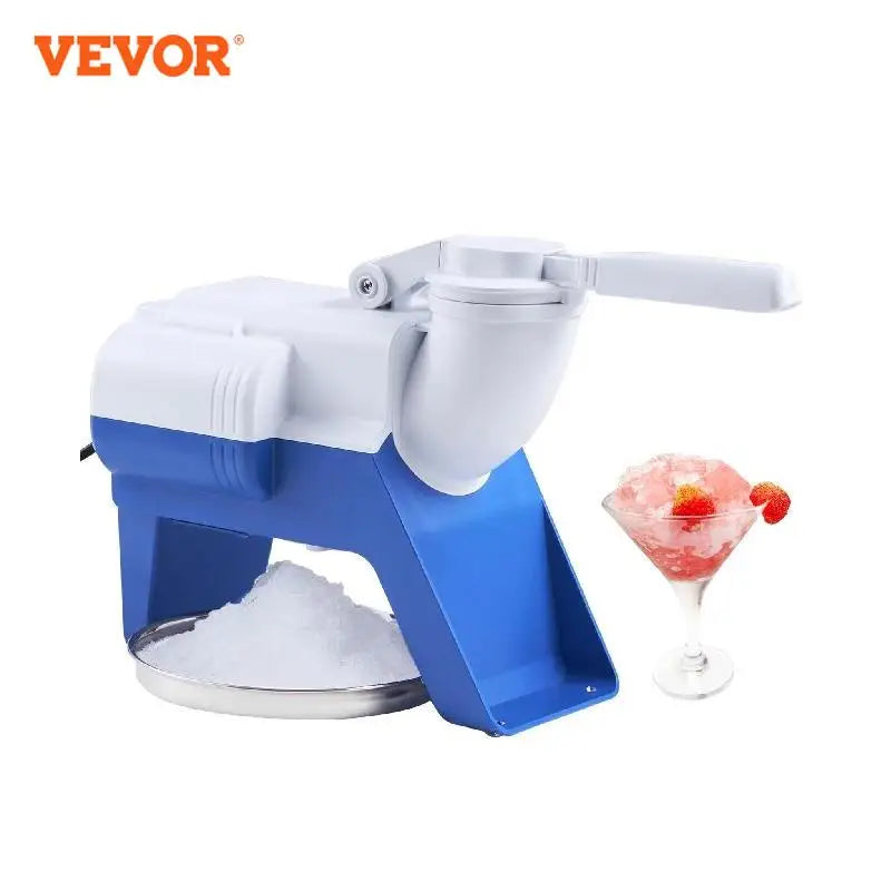 VEVOR – Machine à cône de neige 180W, rasoir à glace, broyeur électrique, mélangeur de verre de granulation, hachoir, froid plus froid, pour la cuisine domestique et commerciale