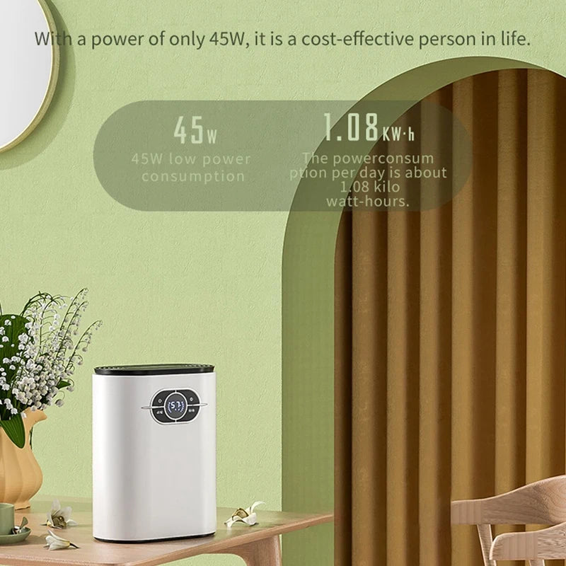 1.2L Dehumidifier For Home Air Dehumidifier Mini Bathroom Air Dryer Moisture Absorber Indoor Moisture Proof