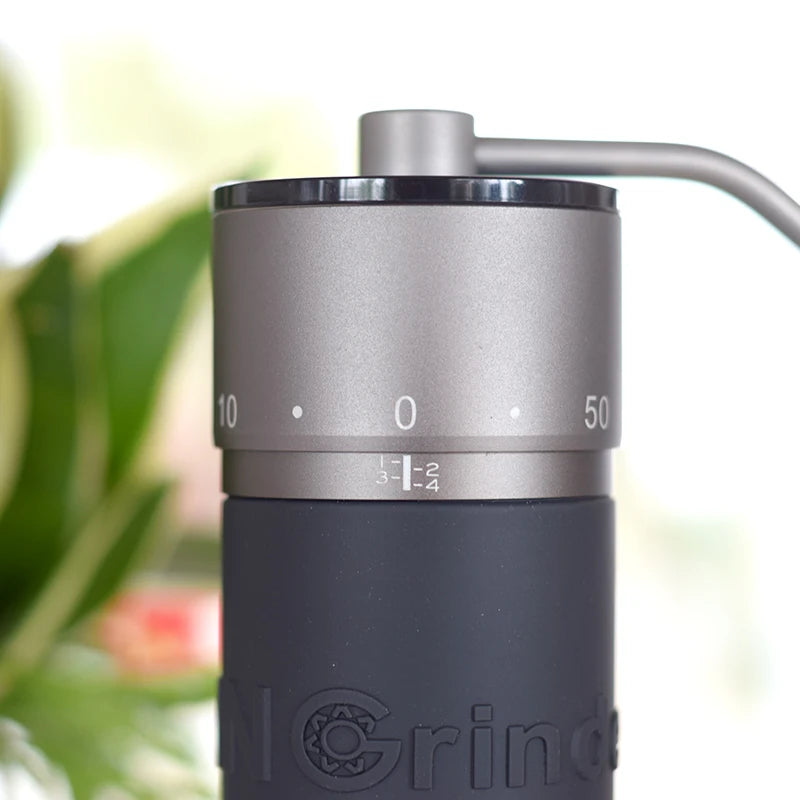 Kingrinder K4 /K6 manual coffee grinder portable mill 420stainless steel 48mm stainless steel Titanium plating burr