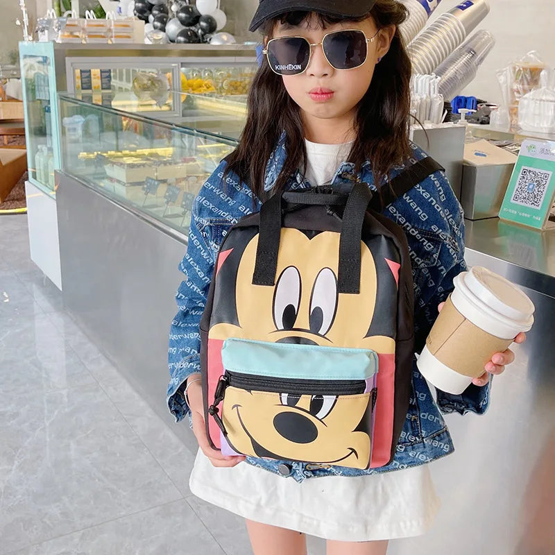 Mochila Disney de Mickey para niños, mochilas escolares de marca de lujo para niños y niñas, mochilas de guardería de gran capacidad de alta calidad