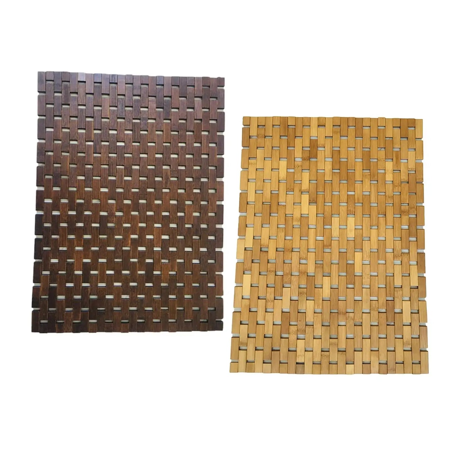 Tapis de bain tapis de cuisine antidérapant, tapis de salle de bain en bois de bambou, tapis de sol de douche pour Sauna, douche de natation, SPA à domicile