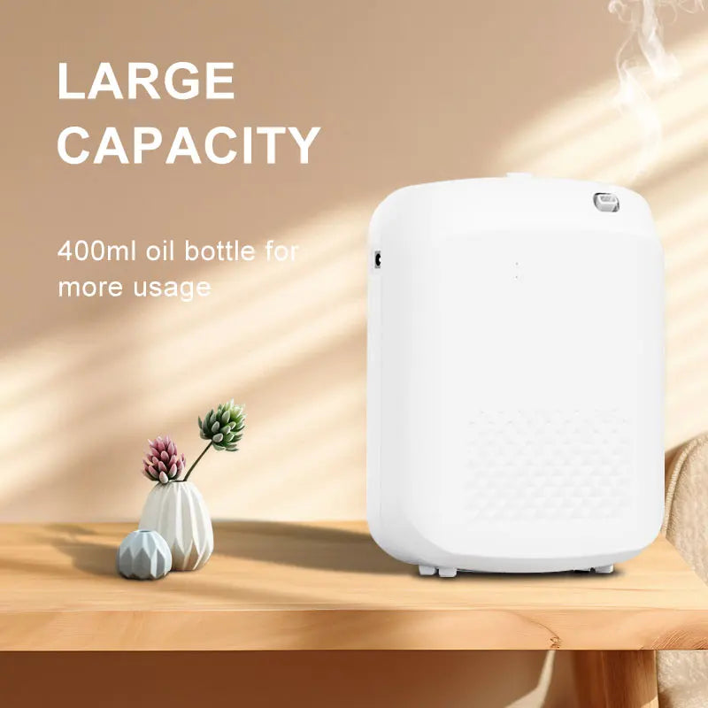 Diffuseur d'arôme d'huile essentielle sans eau, brume aromatique électrique, Oasis, Bluetooth, parfum intelligent, désodorisant pour hôtel et maison, 400ML