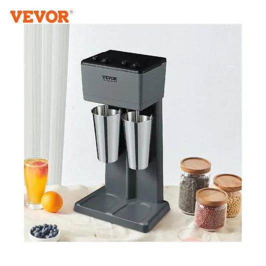 VEVOR – mélangeur de Milkshake, mélangeur de boissons à Double tête en acier inoxydable, mélangeur de Milkshake à 3 vitesses pour maison commerciale