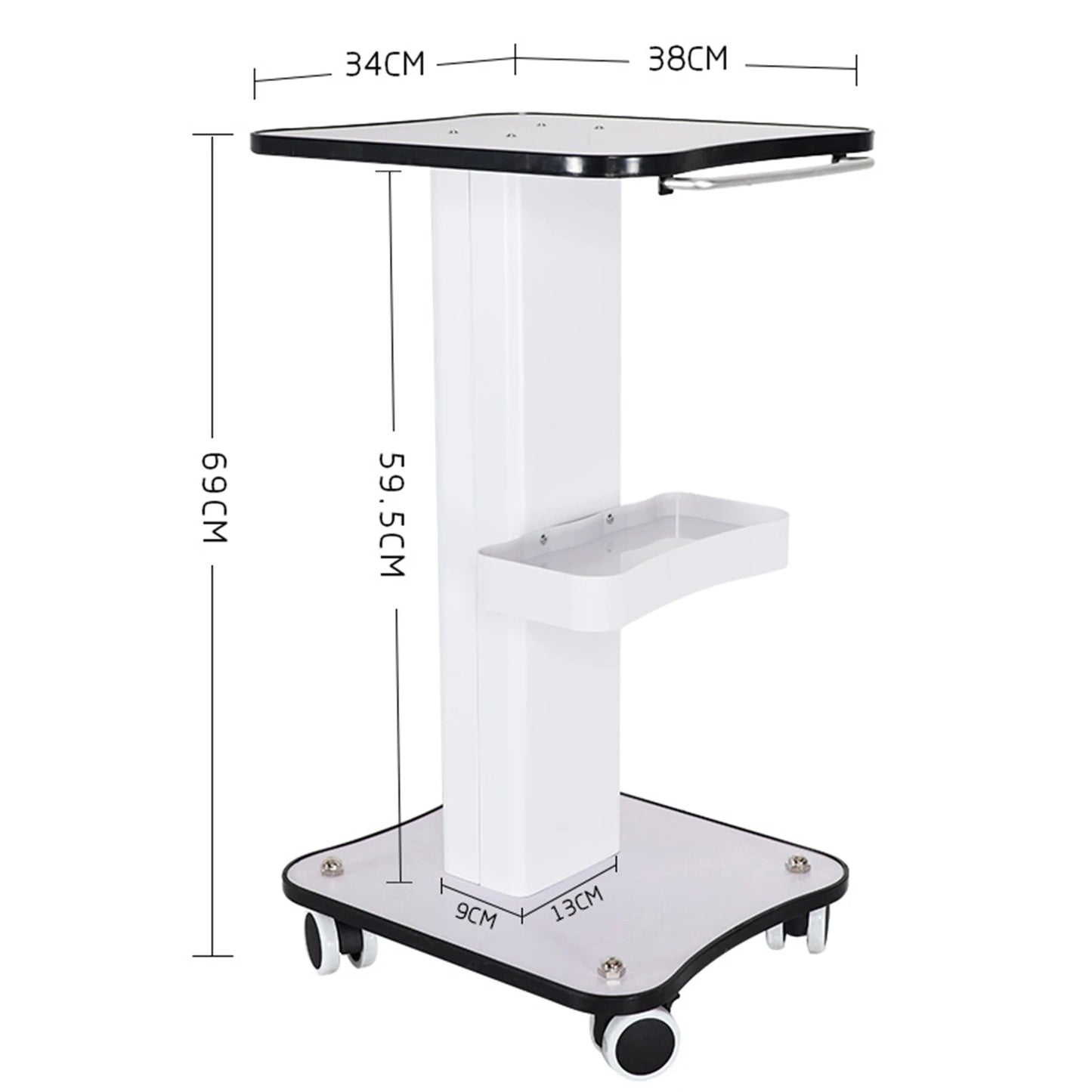 Charge maximale 40Kg, support de Table de Salon, chariot roulant, support de roue de beauté, Spa