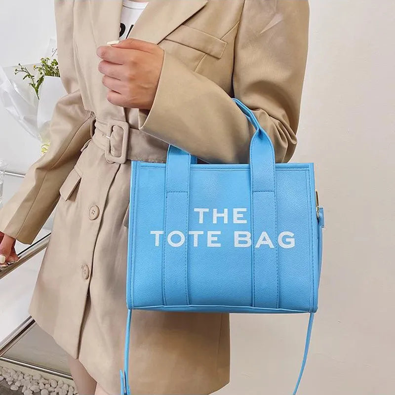 Le sac fourre-tout pour femmes, sac à main en cuir PU tendance, sac à main à poignée supérieure, sac à bandoulière décontracté