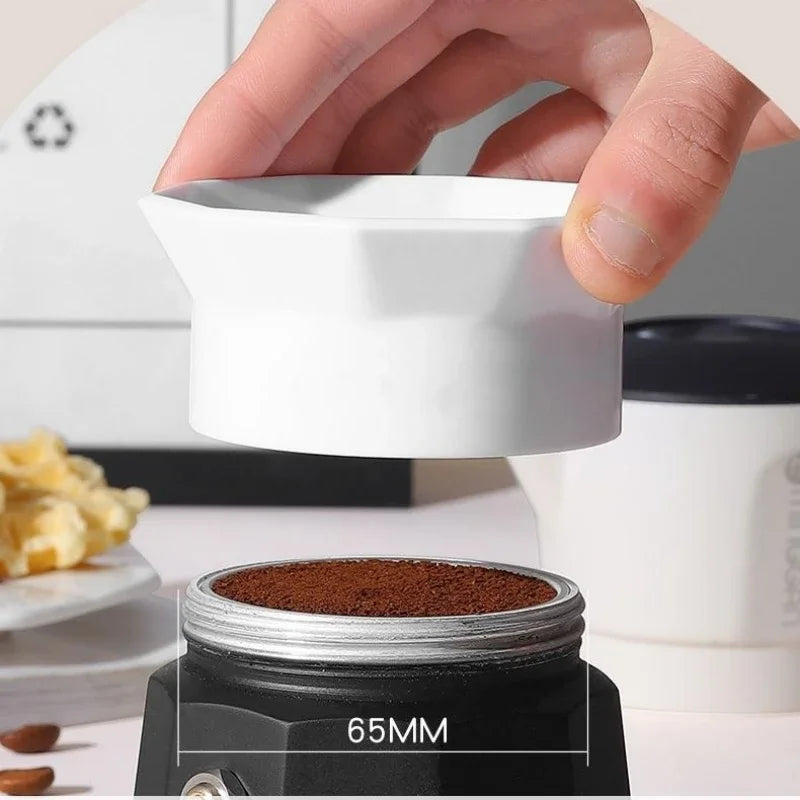 Bâton d'agitation de 65MM pour Pot Moka, anneau de dosage de poudre rotatif, distributeur de café, niveleur, outil expresso, accessoires de cuisine à domicile