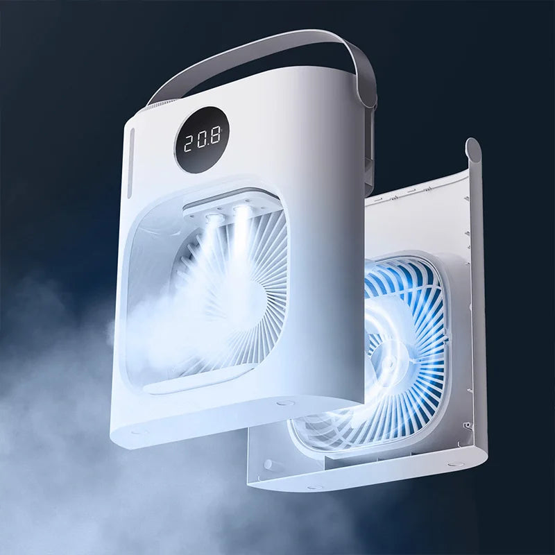 Lydsto-aire acondicionado portátil, ventiladores de escritorio, Enfriador de aire de 900ml, ventilador de pulverización de refrigeración por agua, ventilador de humidificación de escritorio USB, refrigeración por aire