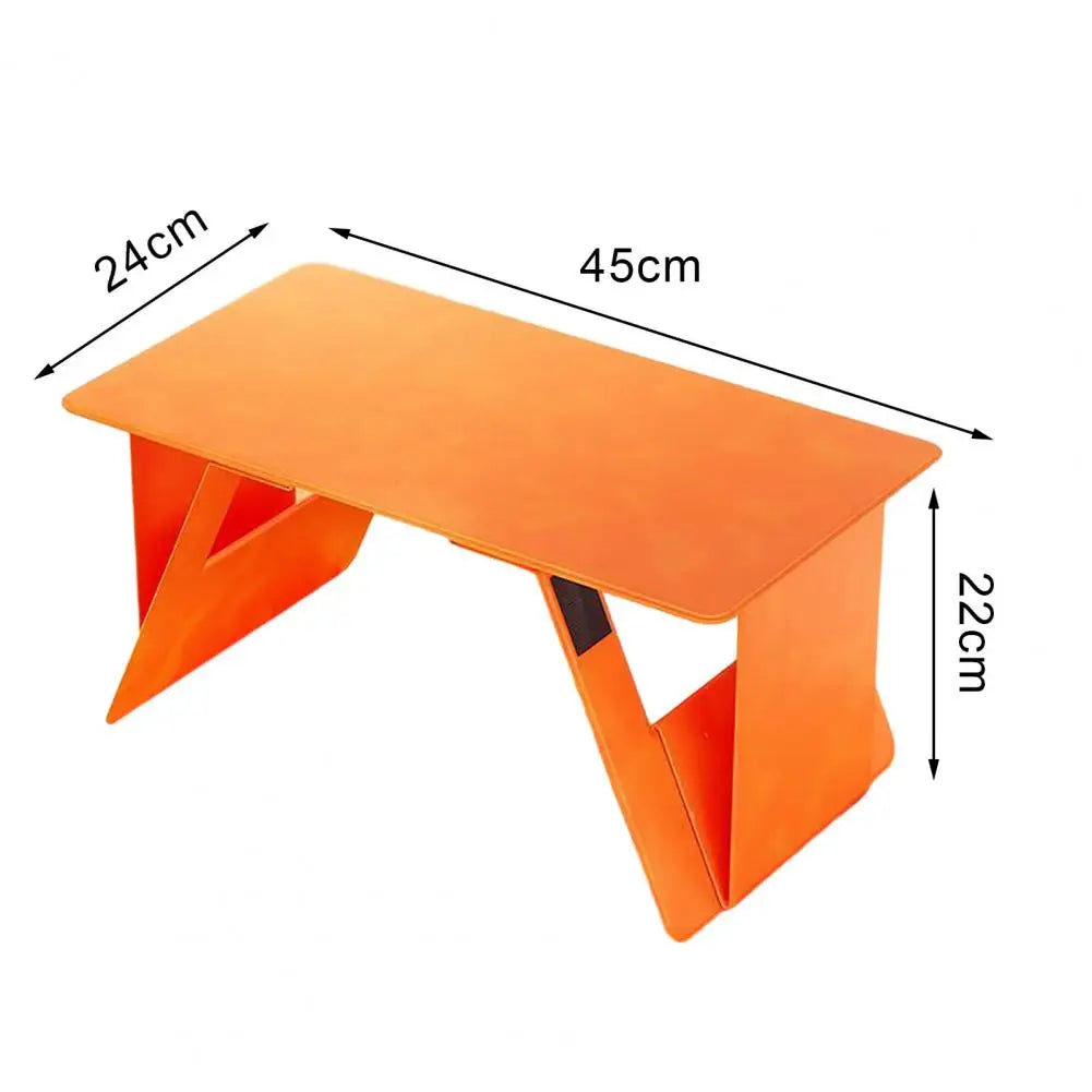 Soporte para computadora portátil fácil de almacenar Soporte plegable ajustable para computadora portátil que ahorra espacio Soporte para computadora Dormitorio en casa Escritorio pequeño para oficina