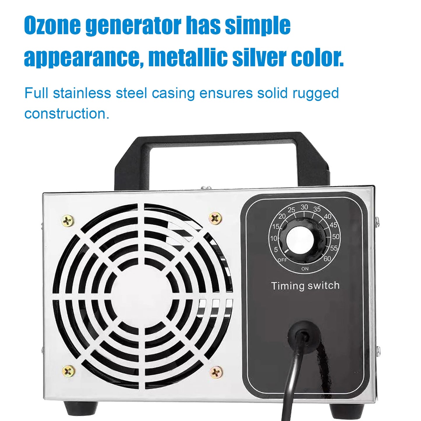 Generador de ozono 32 g/h máquina de ozono O3 purificador de aire desodorante para el hogar cocina Oficina Coche