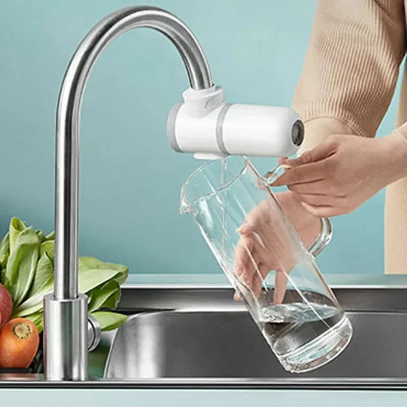 XIAOMI MIJIA Tap Water Purifier Filter Clean Kitchen Faucet Washable System For Home Nozzle Bacteria Removal Activated Carbon