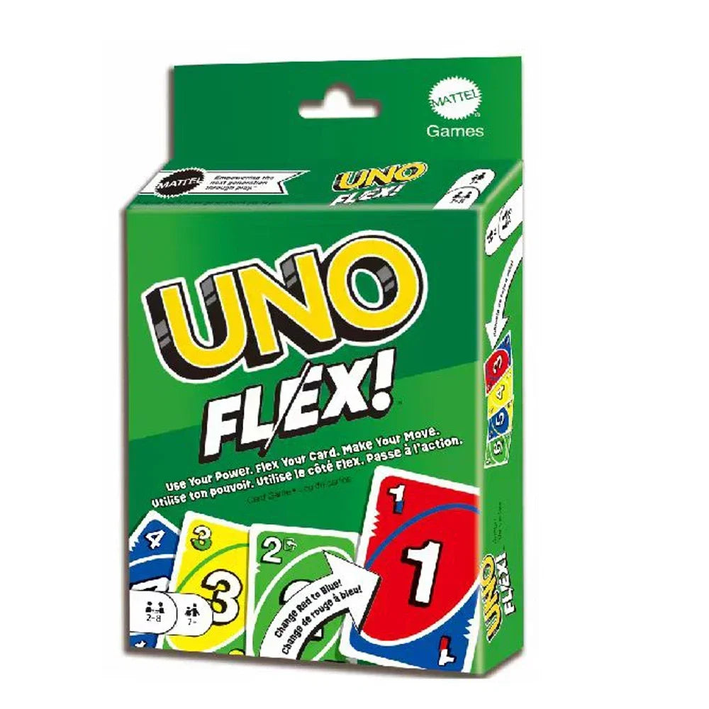 UNO FLIP ! SHOWEM NO MERCY Family Jeu de société de divertissement amusant Cartes à jouer amusantes Coffret cadeau Jeu de cartes Uno