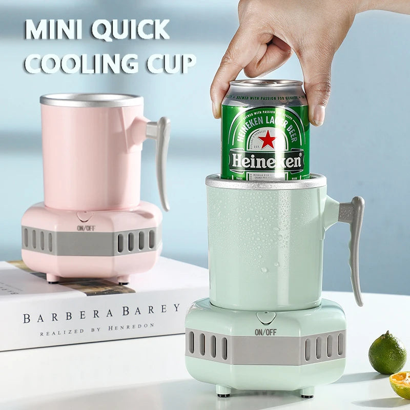 Mini tasse de refroidissement de glace à double usage, pour la maison, le bureau, le dortoir, tasse à refroidissement rapide, Gadgets de cuisine