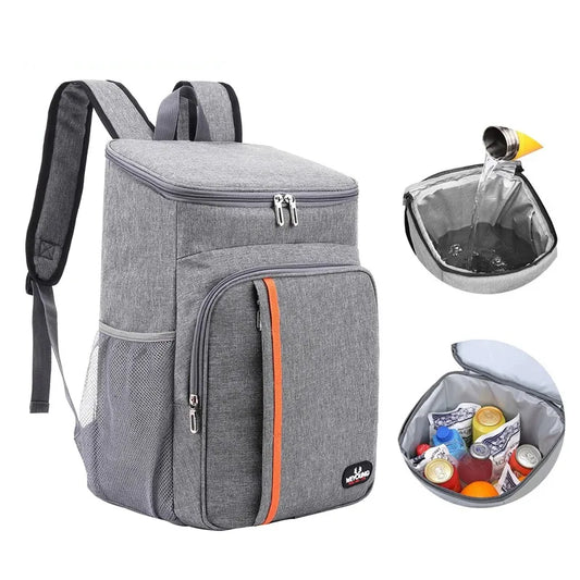 Sac à déjeuner thermique Portable de 20l, boîte à nourriture, refroidisseur étanche Durable, étui isolé de glace, sacs à dos de Camping Oxford pour dîner, glacière